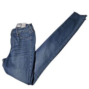 Hollister Curvy Mid Rise Jean Legging Womens Size 3 Medium Wash Denim Pants